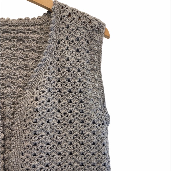 2/$25 Vintage 90’s Grandma Knit Sleeveless Vest Size Large GUC - Picture 2 of 7